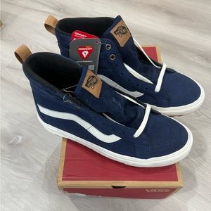 Vans Sk8 Hi Blue Suede Brand NEW with box